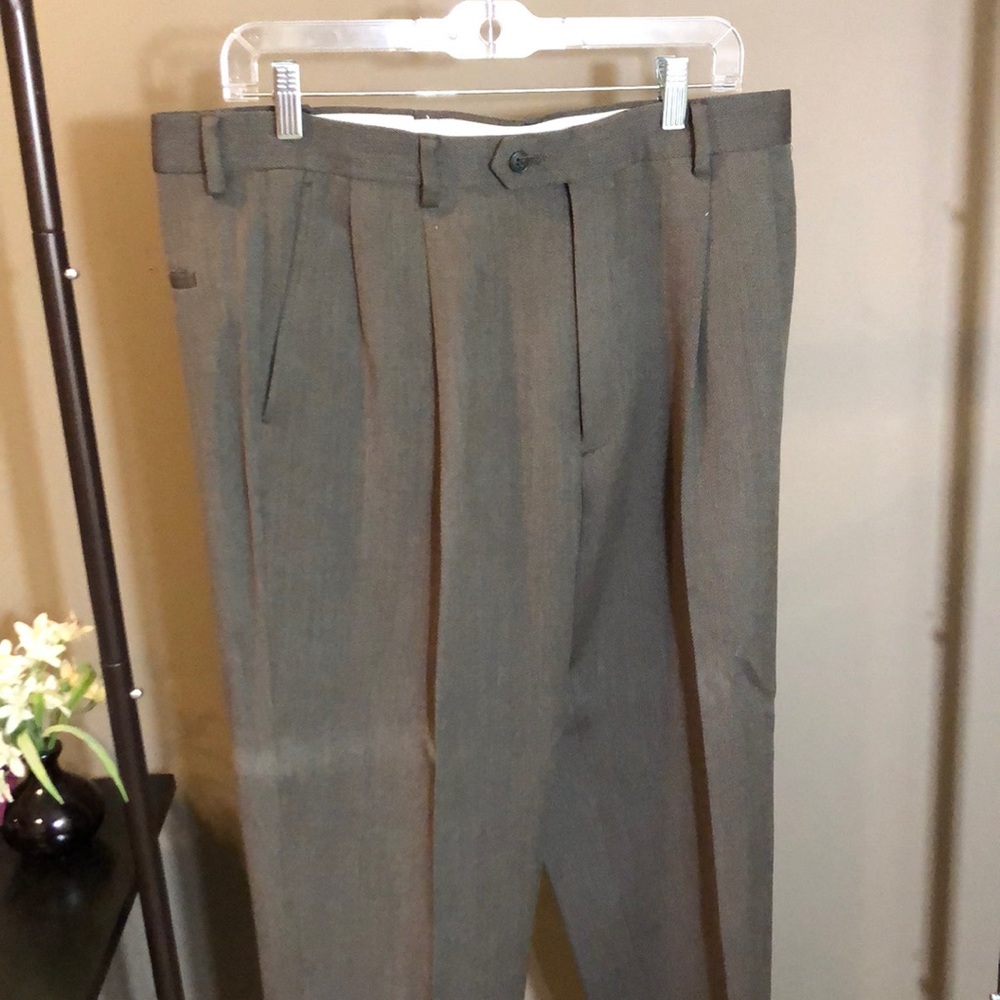 PRONTO UOMO Men’s Brown Dress Slacks